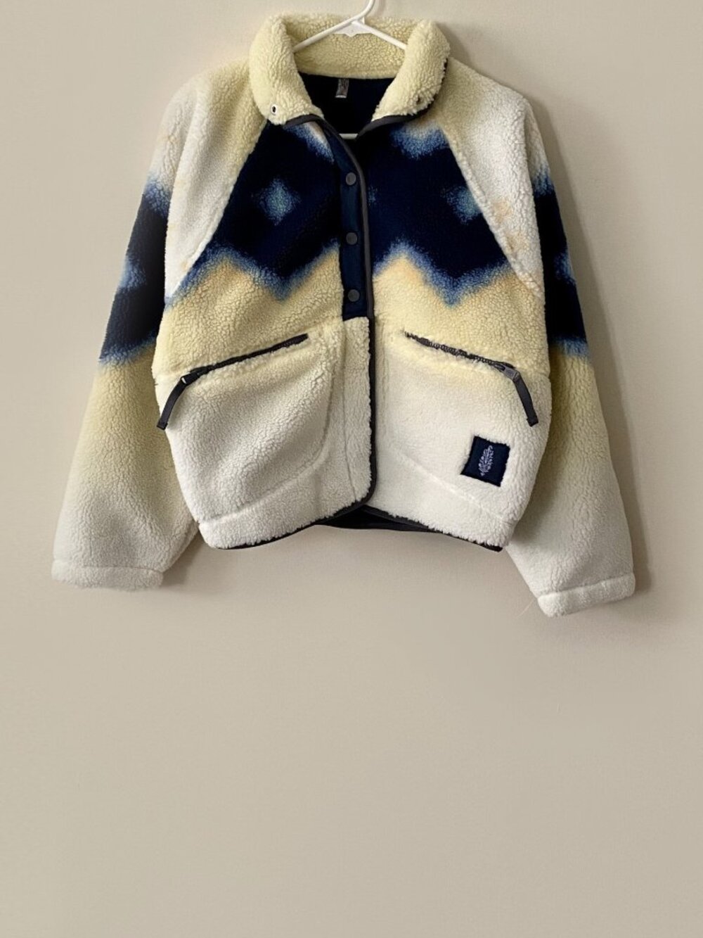 Free People Movement Hit The Slopes Printed Fleece Jacket NWOT - Picture 5 of 9